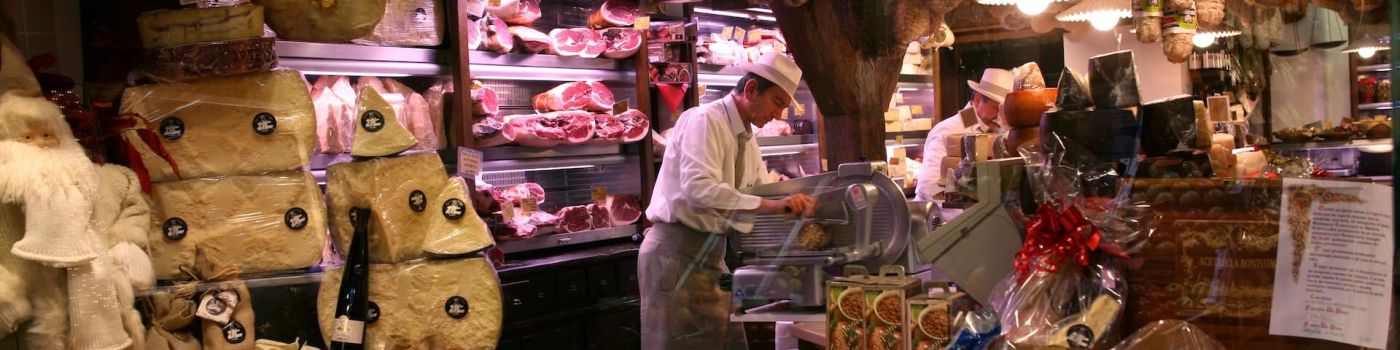 Quadrilatero-Markt in Bologna: ein Zentrum der Handwerkstradition