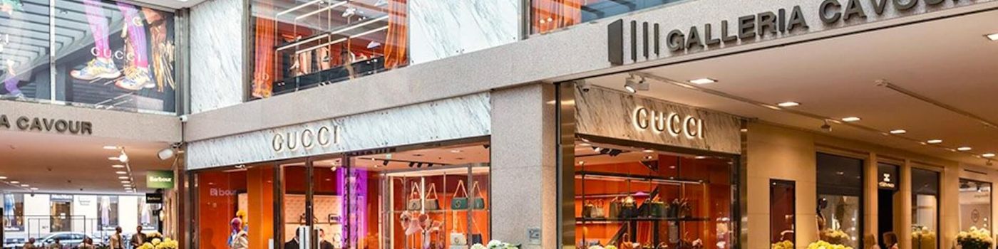 La Galería Cavour de Bolonia es el corazón de las compras de lujo